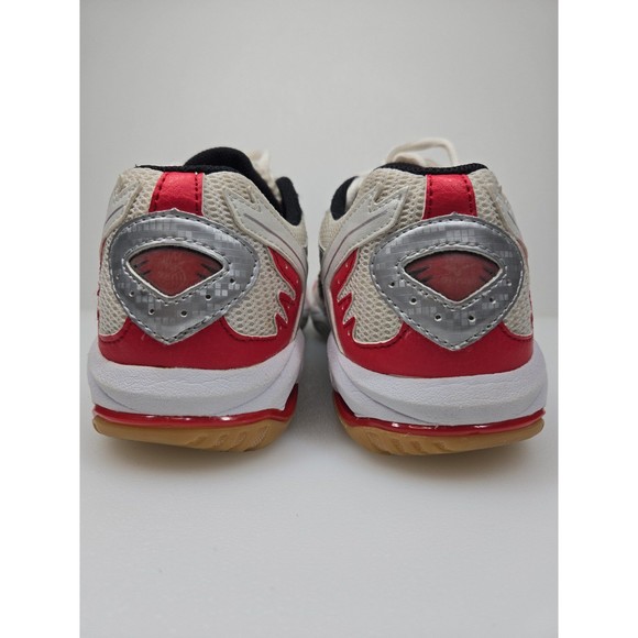 Mizuno Wave Spike 12 Volleyball Court Shoe White with Red Women's Size 9 - Picture 6 of 12